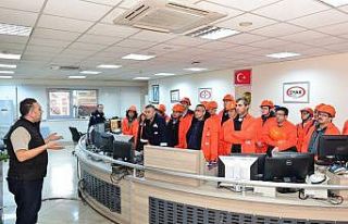 Yarıyıl tatilindeki öğretmenler Erdemir’i gezdi