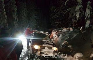 Yaylada mahsur kalan 4 kişilik aile kurtarıldı