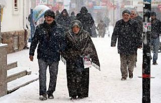 Yozgat’ta kar yağışı etkili oldu