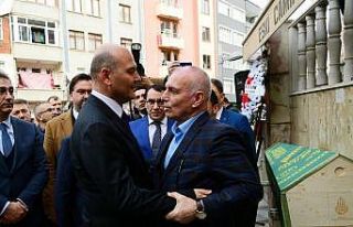 Bakan Soylu, Trabzon’da cenaze namazına katıldı
