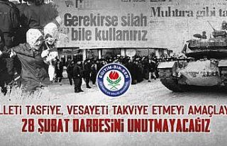 Başkan Yıldız: “28 Şubat’ta öz değerlere,...