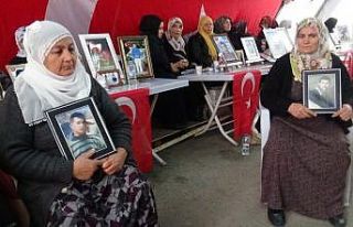 Diyarbakır’da HDP önünde evlat nöbetine iki...