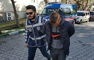 Evden hırsızlık iddiasına gözaltı