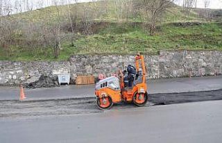 Eyüpsultan’da asfalt yapım çalışmaları devam...