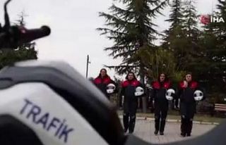 Jandarma’dan Motosikleti Kadın Trafik Timleri paylaşımı