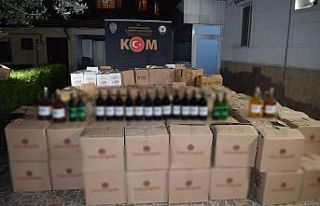 Osmaniye’de kaçak içki operasyonu