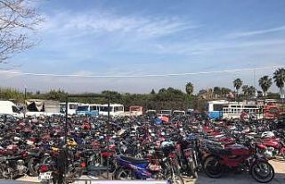 Otoparka bırakılan motosikletleri hurda diye satmışlar
