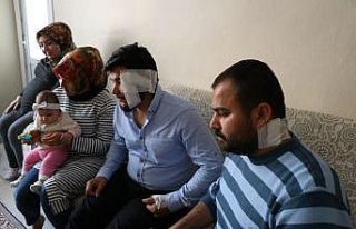 (Özel) Yol verme kavgasında hamile kadın ve bebekleri...