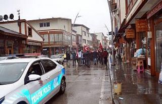 Pasinler İdlib Şehitleri için yürüdü