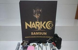 Samsun merkezli uyuşturucu operasyonu: 21 gözaltı