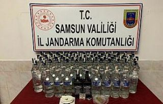 Samsun’da sahte içki ve uyuşturucu madde operasyonu:...