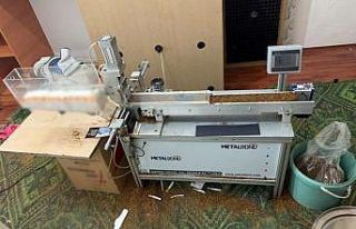 Sigara fabrikasına çevrilen eve polis baskını