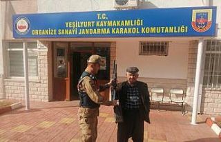 Tüfek hırsızları yakalandı