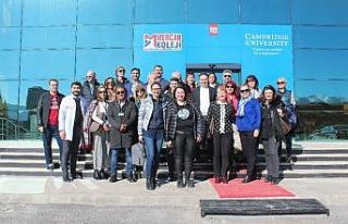 Yabancı eğitimci ve idareciler, proje kapsamında...