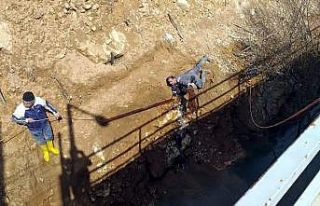 11 köyü besleyen boru hattındaki arızanın giderilmesiyle...