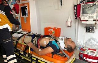 12 metreden düşen inşaat işçisi ağır yaralandı