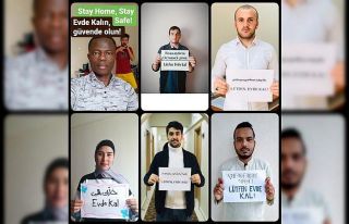 62 öğrenciden 39 dilde ’Evde Kal’ mesajı