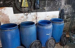 Adana’da 3 bin 650 litre kaçak içki ele geçirildi