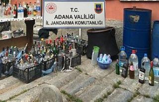 Adana’da kaçak içki operasyonu
