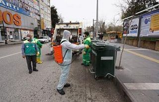 Adıyaman baştan aşağı dezenfekte ediyor