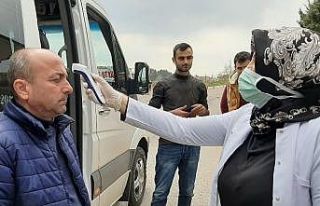 Adıyaman’a giriş ve çıkışlarda ‘korona’...