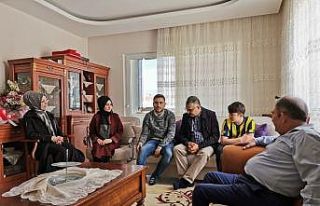 Ahlatcı’dan İdlib gazisine ziyaret