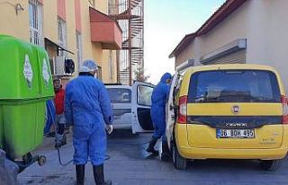 Ahlat’ta dezenfekte çalışmaları aralıksız...