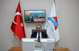 AİÇÜ’de uzaktan eğitimin ilk dersini Rektör...