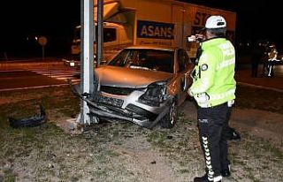 Aksaray’da 2 otomobil çarpıştı: 2 yaralı