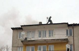 Aksaray’da baca yangını