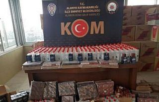 Alanya’da kaçak ürün operasyonu