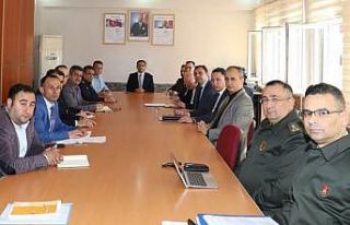 Alaşehir’de Afet ve Acil Durum Toplantısı yapıldı