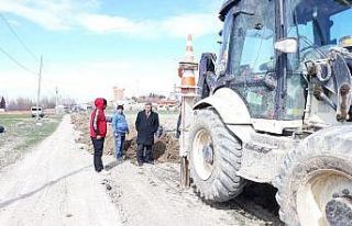 Altıntaş’ta altyapı çalışmaları