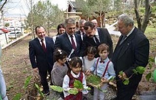 Anaokulu öğrencileri doğada eğitim görüyor