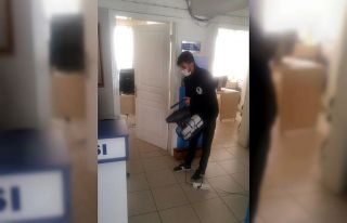 Ankara’da karakollar ve polis noktaları dezenfekte...