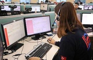 Antalya 112 Acil Çağrı Merkezinde 65 yaş ve üzeri...