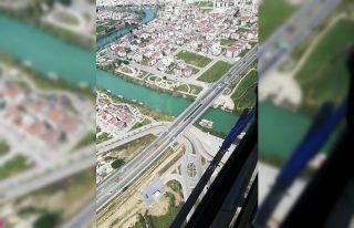 Antalya trafiği havadan helikopter ile denetlendi