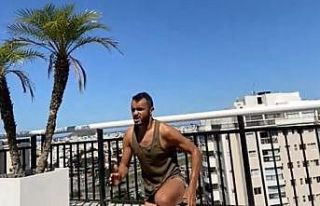 Antalyaspor antrenmanına futbolcuların çocukları...