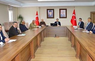 Ardahan’da İl İdare Kurulu Korona virüs gündemiyle...