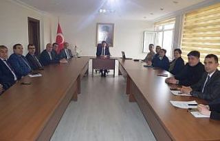 Arguvan’da korona virüs toplantısı yapıldı