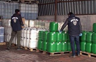 Arnavutköy’de izinsiz dezenfektan üretimi yapılan...