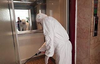 Asansörlere ücretsiz korona virüs temizliği