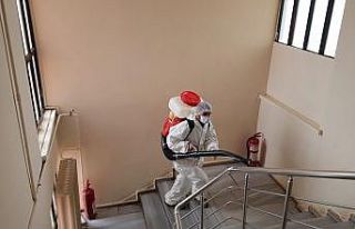Aşkale’de dezenfeksiyon çalışmaları sürüyor