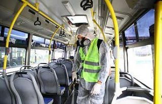 Aydın Büyükşehir Belediyesinden dezenfeksiyon...