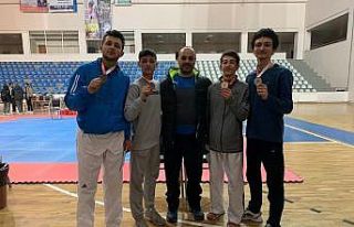 Aziziye Termalspor’un tekvando başarısı