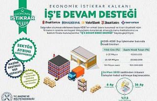 Bakan Albayrak: "İş’e Devam Desteği başlatıyoruz"