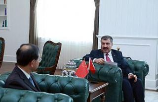 Bakan Koca Çin Büyükelçisi ile görüştü