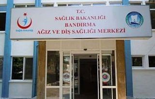 Bandırma Diş Hastanesi’nde randevular iptal edildi