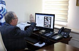 Bartın Üniversitesi’ndeki toplantılar video konferans...