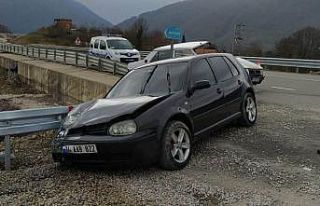 Bartın’da trafik kazası: 1 yaralı